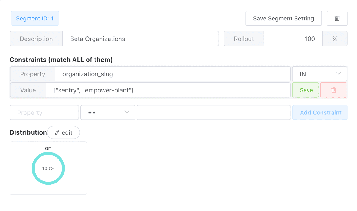 enable organization subset